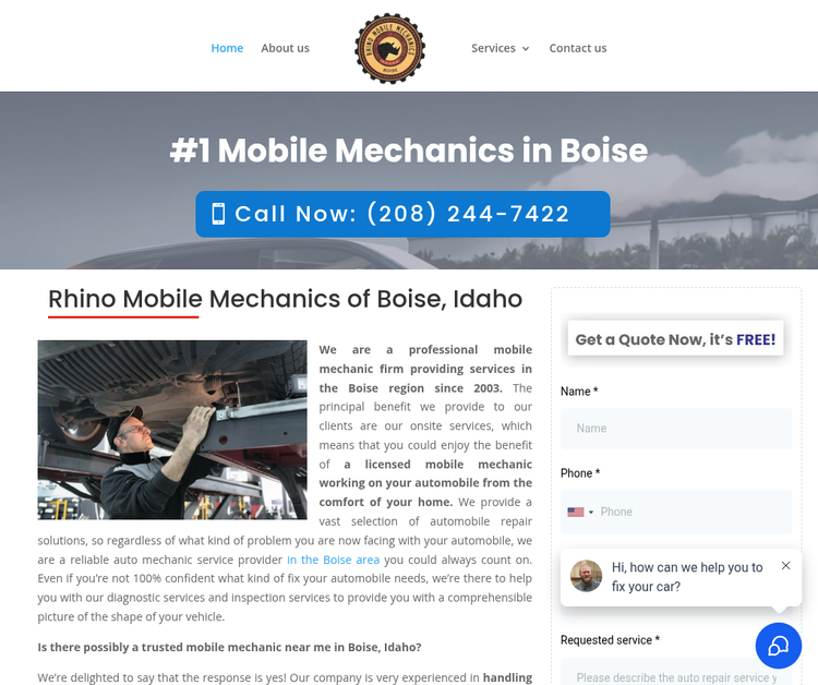 Rhino Mobile Mechanics of Boise