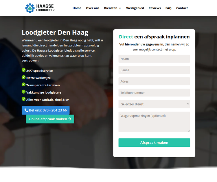 Reliable Plumbing Services in The Hague