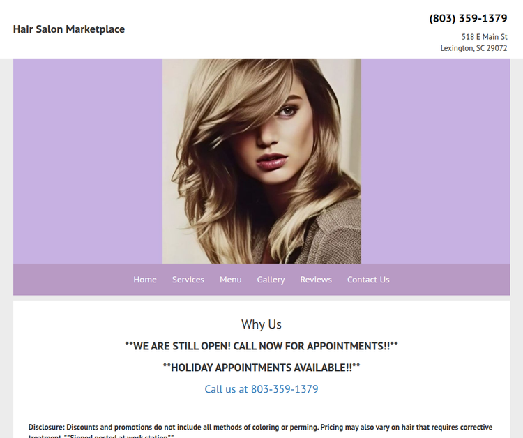 Hair Salon Marketplace