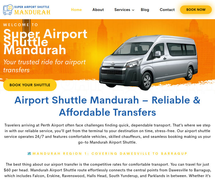Super Airport Shuttle Mandurah