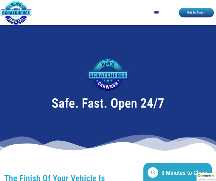 Ben's ScratchFree CarWash: Safe, Fast, open 24/7