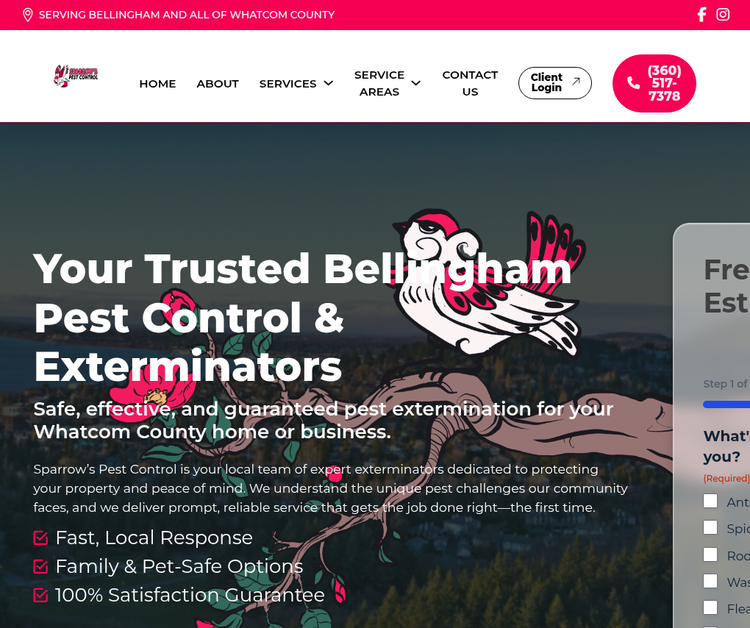 Sparrow’s Pest Control – Bellingham