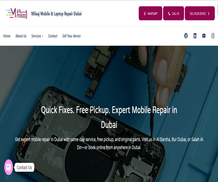 Expert Mobile Phone Repair Service in Dubai