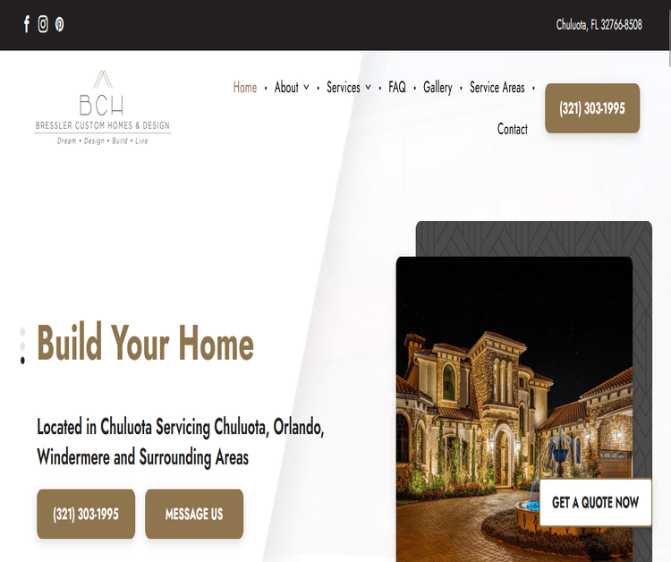 Custom Home Builder in Oviedo, FL