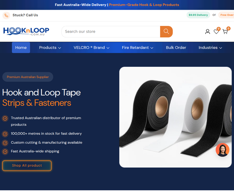HooknLoop: Premium Hook & Loop Tapes & Fasteners