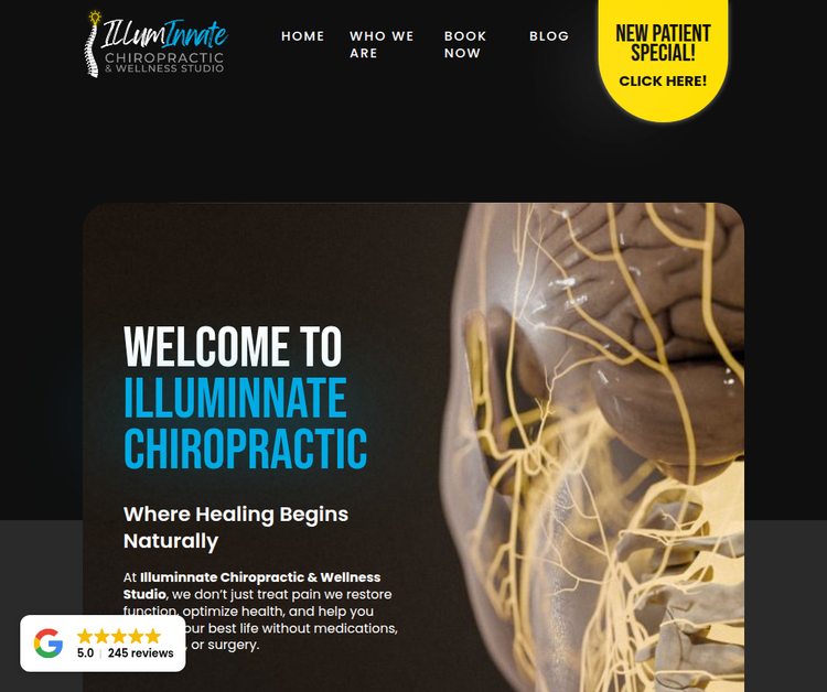 Illuminate Chiropractic & Wellness Studio - Dr Diego Caban