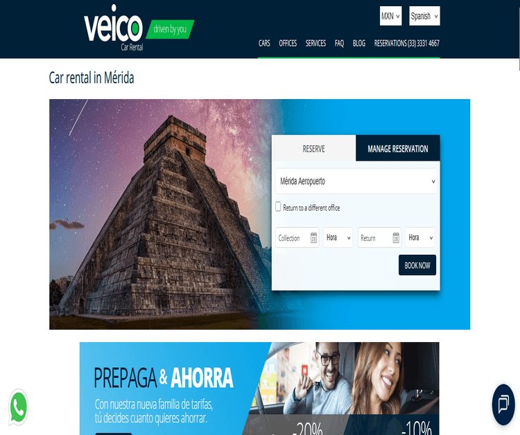 Veico Car Rental Merida 