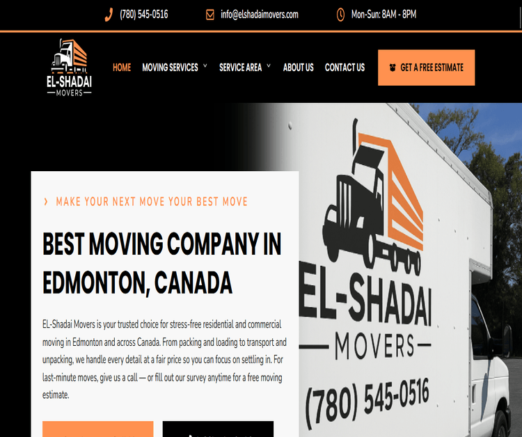 BEST MOVING COMPANY IN EDMONTON, CANADA