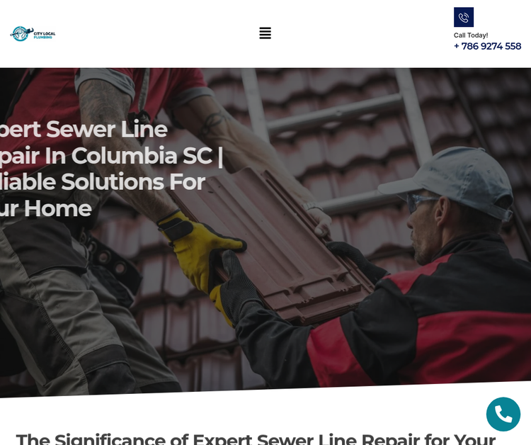 Reliable Sewer Line Repair in Columbia, SC