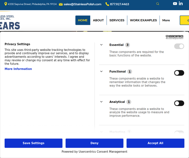 North America’s Most Trusted Stainless Steel Polishers