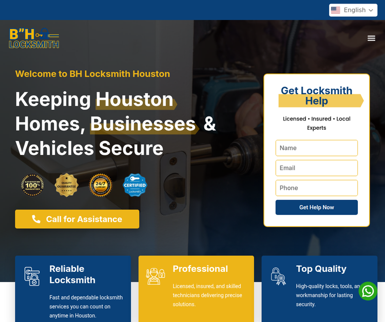 Trusted Houston Locksmith Services 24/7