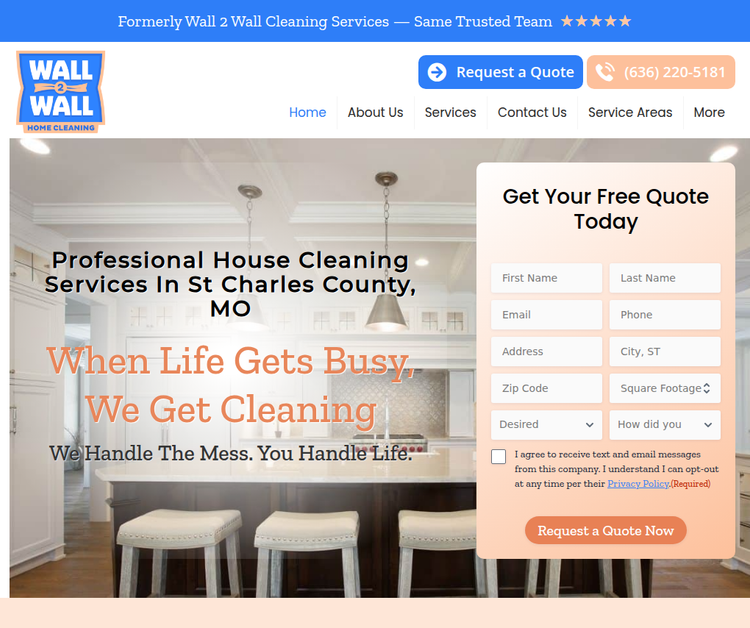 Wall 2 Wall Home Cleaning