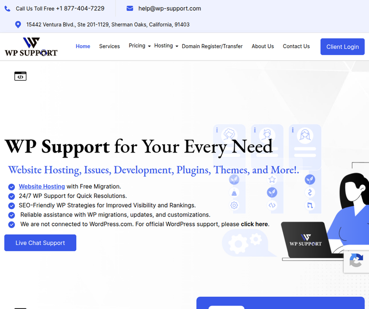 WP Support Maintenance and Services