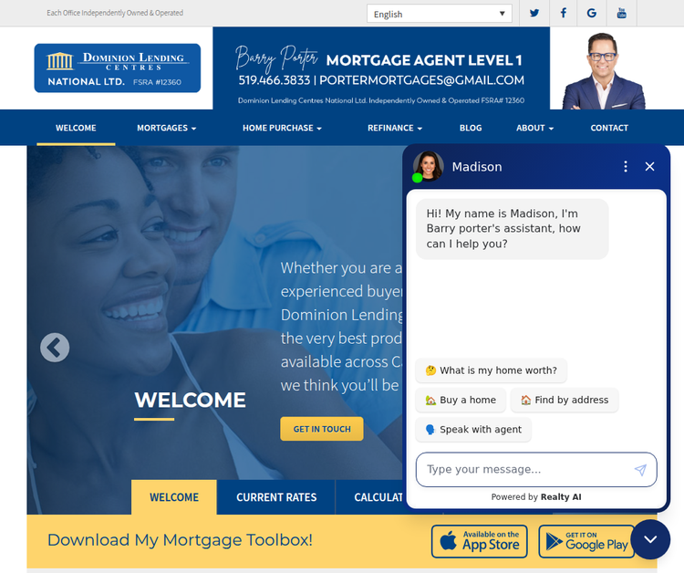 Barry Porter Mortgage Agent Dominion Lending - Sarnia