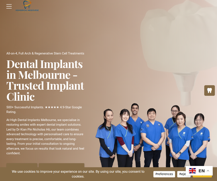 Trusted Dental Implant Clinic in Melbourne