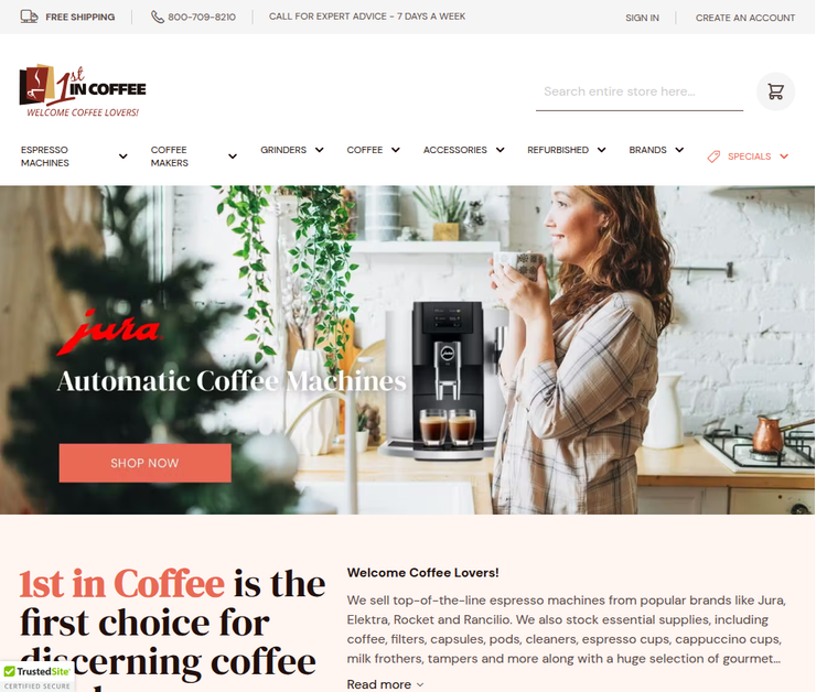 1st in Coffee