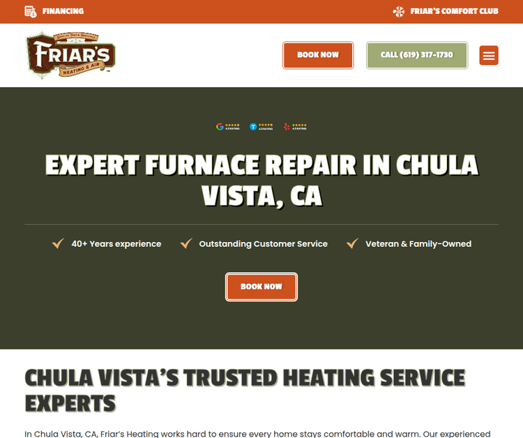 Friar's Plumbing Heating and AC Repair
