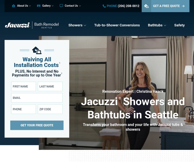 Jacuzzi Bath Remodel Seattle