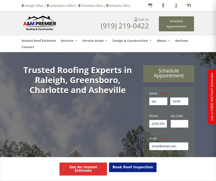 Award‑Winning Veteran‑Founded Roofing Company in North Carolina