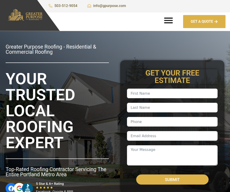 Greater Purpose Roofing