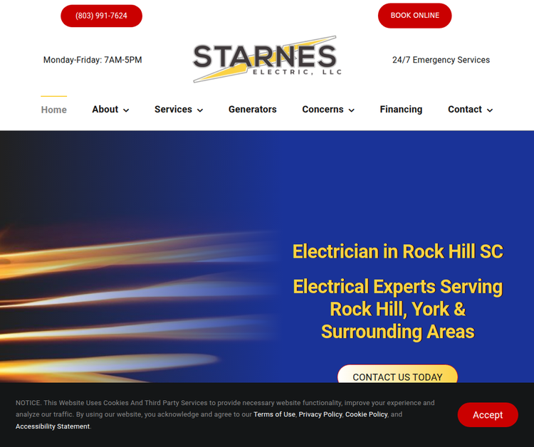 Licensed & Insured Electrician in Rock Hill, SC