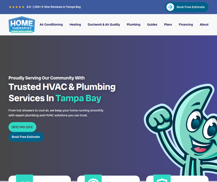 Home Therapist Cooling, Heating, and Plumbing