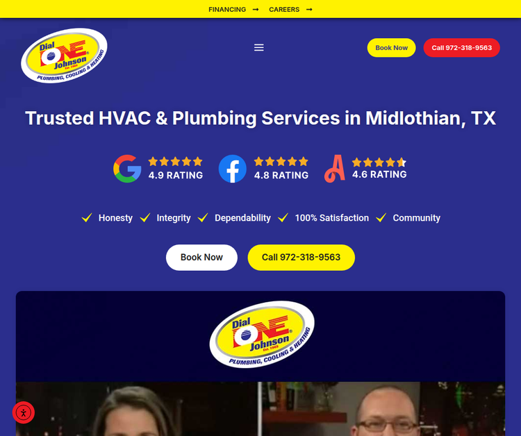 Dial One Johnson Plumbing, Cooling & Heating