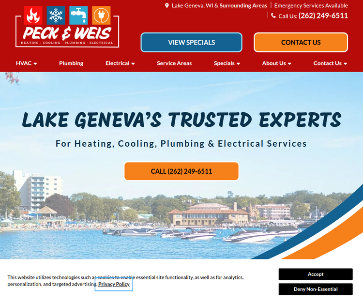 Peck & Weis Heating, Cooling, Plumbing, Electric