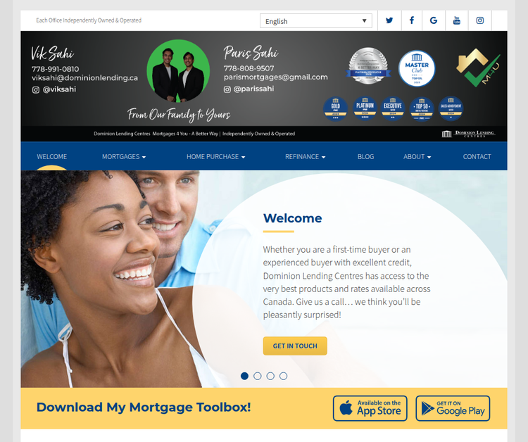 Surrey Mortgage Broker / Vik & Paris Sahi – Mortgages 4 You
