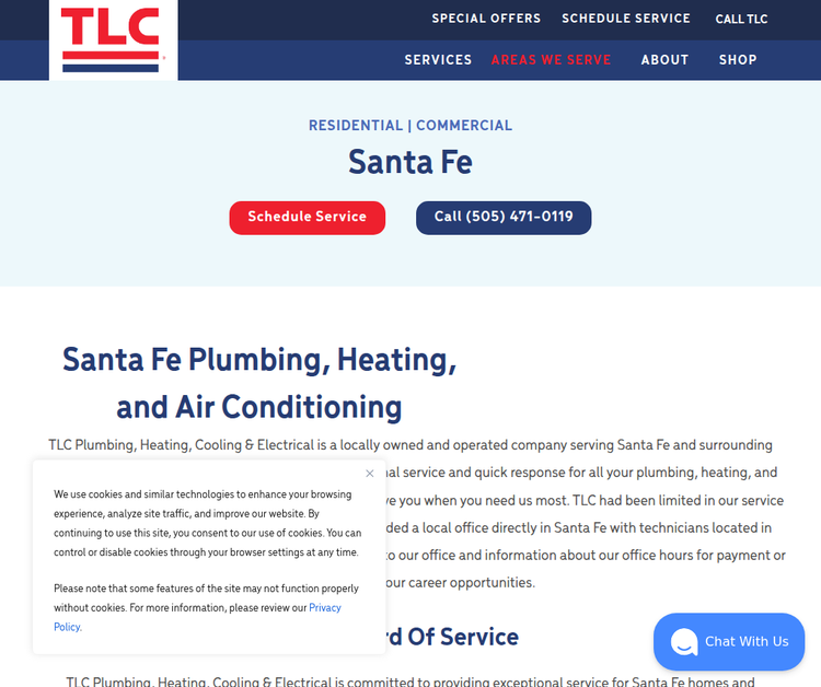 TLC Plumbing Heating Cooling Electrical