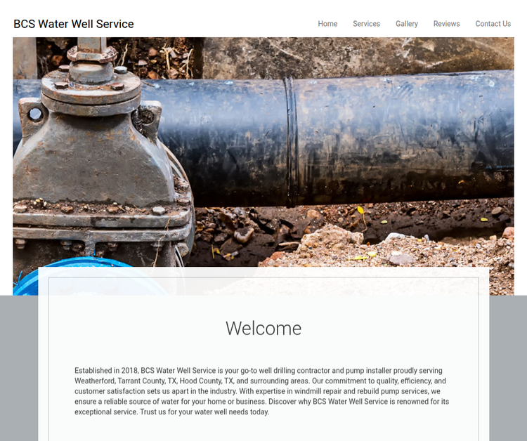 BCS Water Well Service