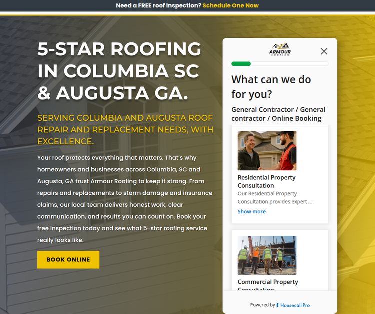 5-Star Roofing in Columbia & Augusta