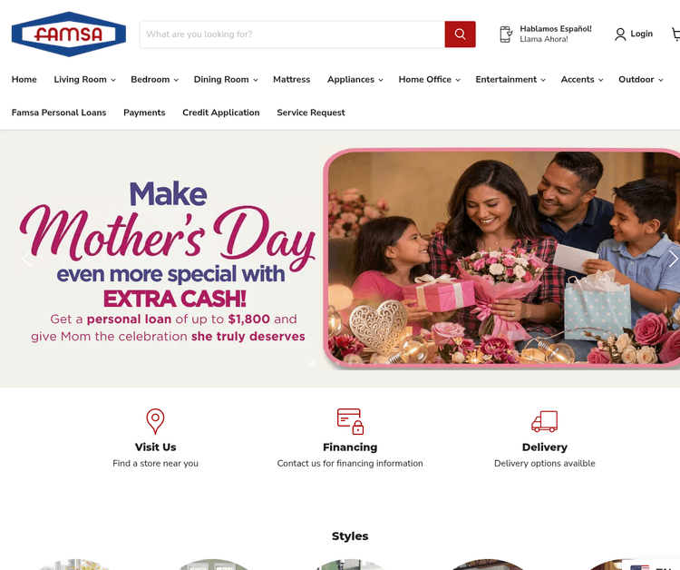 FAMSA Furniture Store