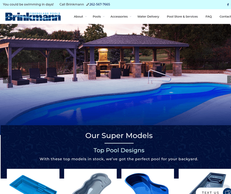 Brinkmann Fiberglass Pools