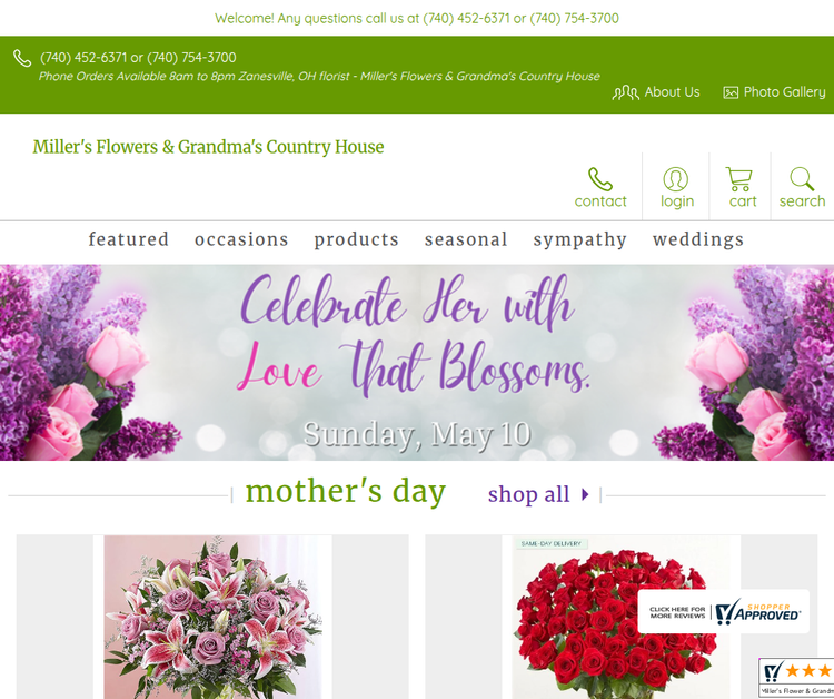 Miller's Flowers & Grandma's Country House