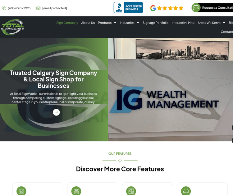 Top Sign Company in Calgary