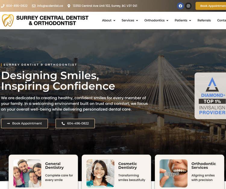 Surrey Central Dentist and Orthodontist