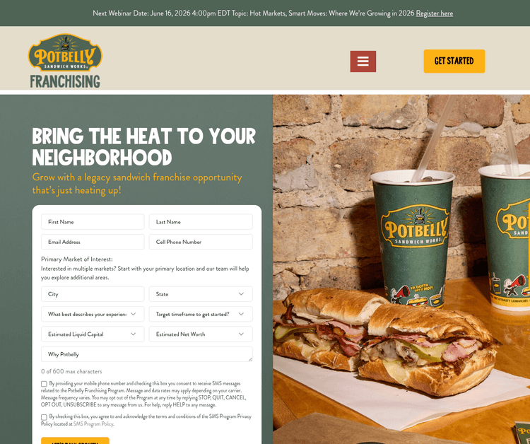 Potbelly Franchise