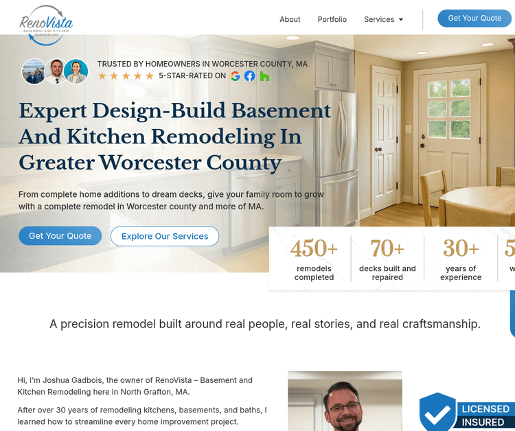 Expert Design-Build Remodeling in Worcester County