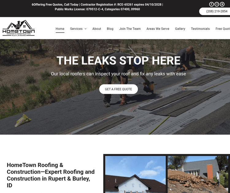 Hometown Roofing & Construction