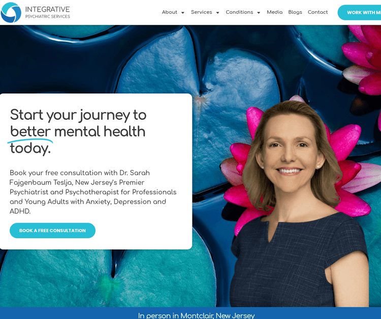 Dr. Sarah Fajgenbaum Teslja - Integrative Psychiatric Services