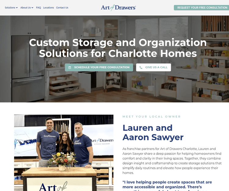 Art of Drawers Charlotte
