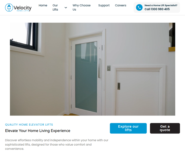 Velocity Home Lifts