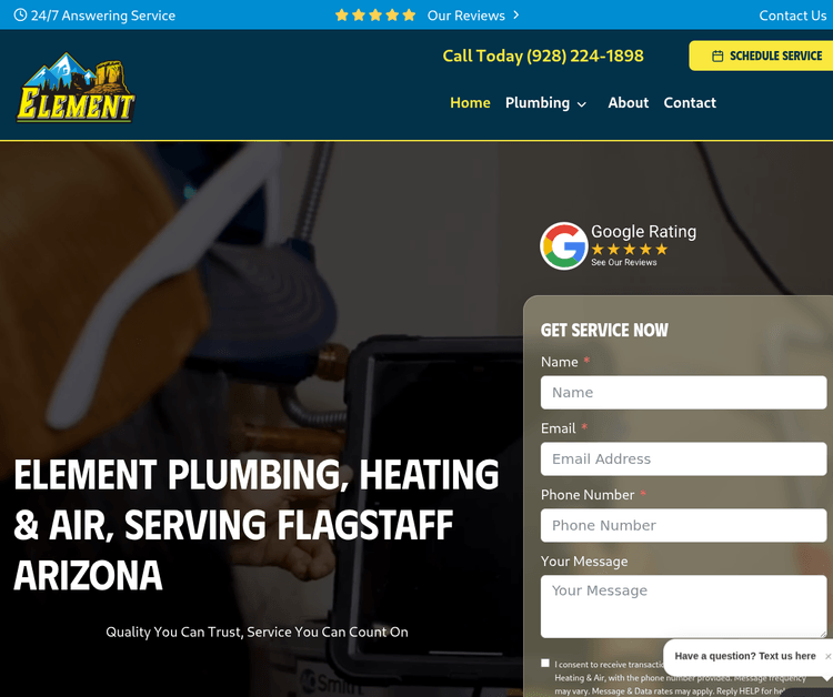 Element Plumbing, Heating & Air