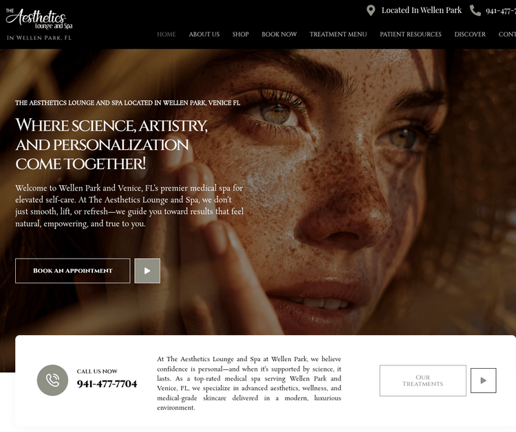 The Aesthetics Lounge and Spa In Wellen Park