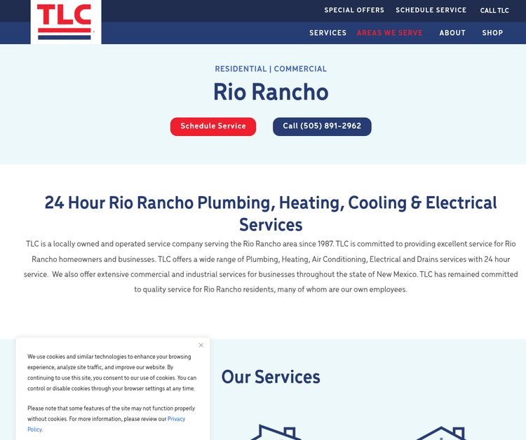 TLC Plumbing Heating Cooling Electrical