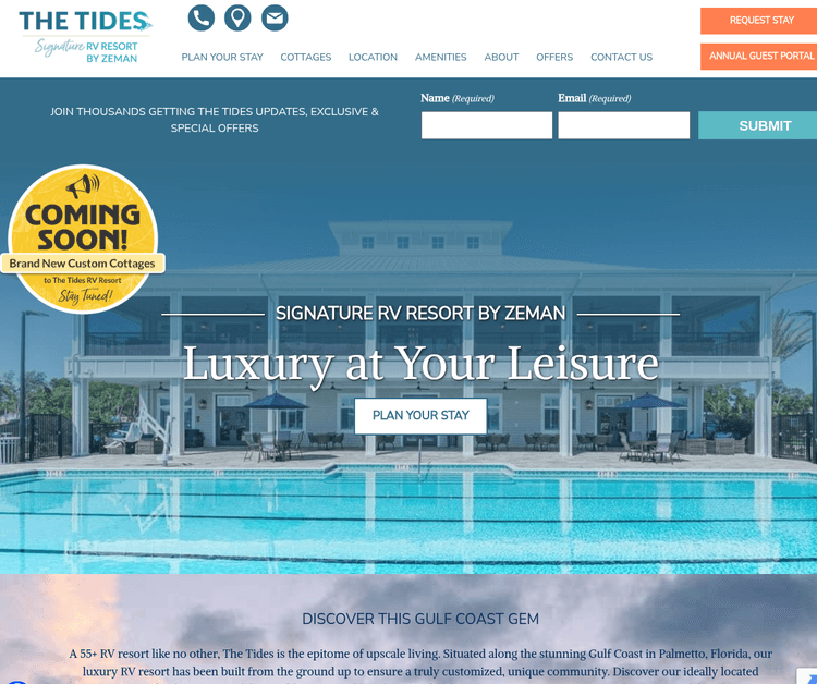 The Tides Signature RV Resort by Zeman