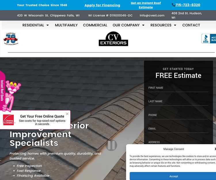 CV Exteriors