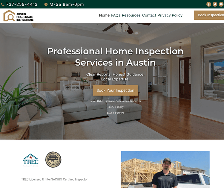 Professional Home Inspection Services in Austin
