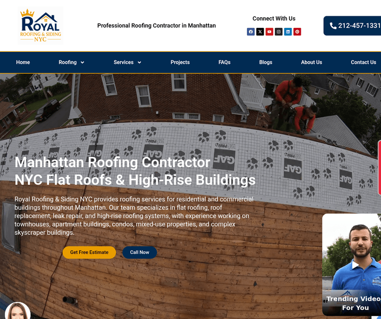 Royal Roofing & Siding NYC